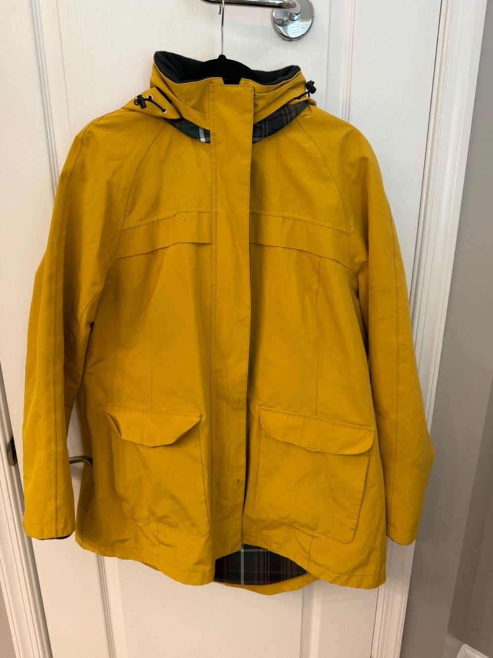 Pendleton Yellow Hooded Rain Jacket